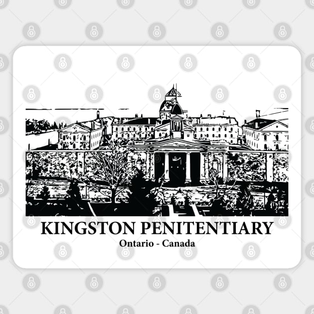 Kingston Penitentiary - Ontario Magnet by Lakeric